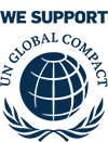 We Support Un Global Compact logo